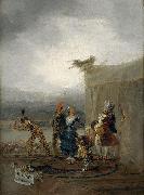 Comicos ambulantes, Francisco de Goya